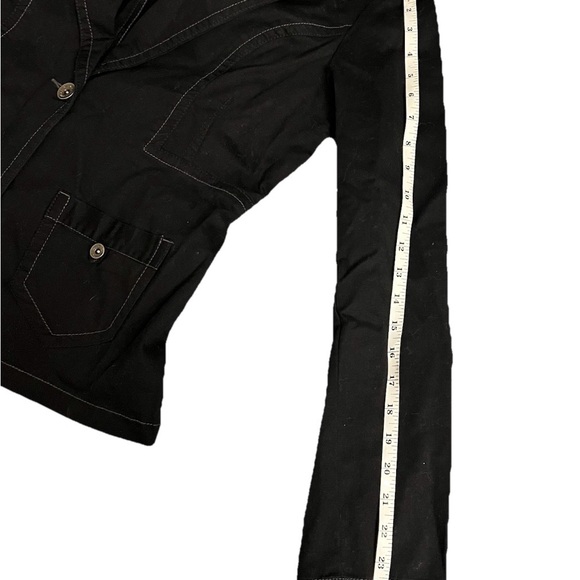 NWT Faded Glory Y2K 2008 Black Women’s Jacket Size LG - Picture 8 of 10